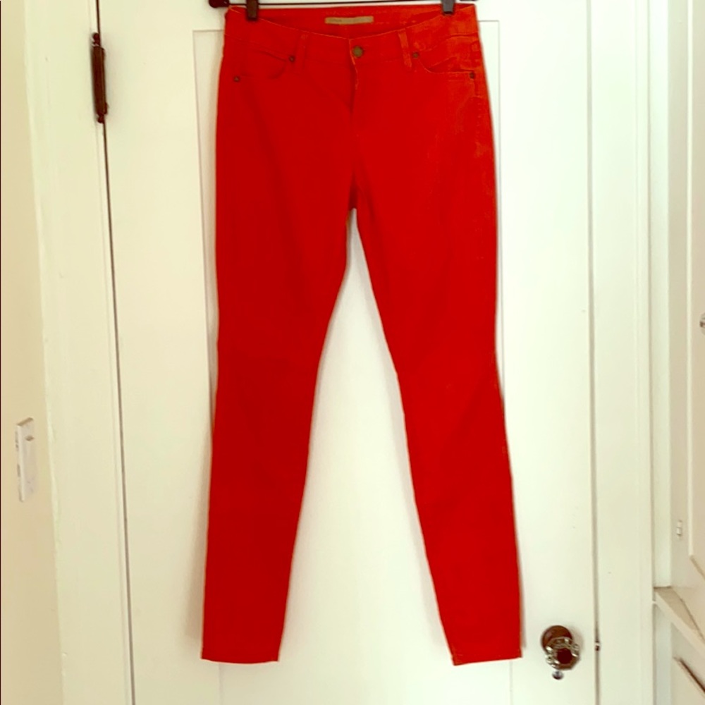 Vince Orange Skinny Jeans